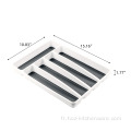 Plateau en plastique Organisateur de tiroir de couverts extensible